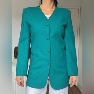 Vintage Braemar by Jeremy Scott Teal Green Balzer